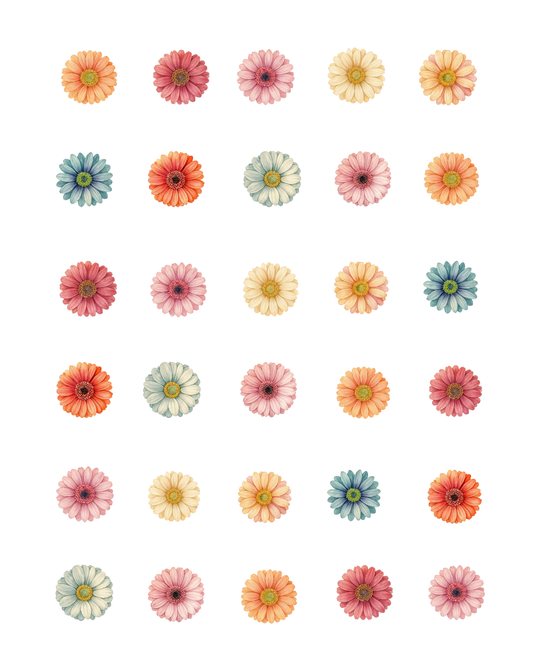 PCC 2338 GERBER DAISY FLOWER Transfer Paper | THE CHARM BAR