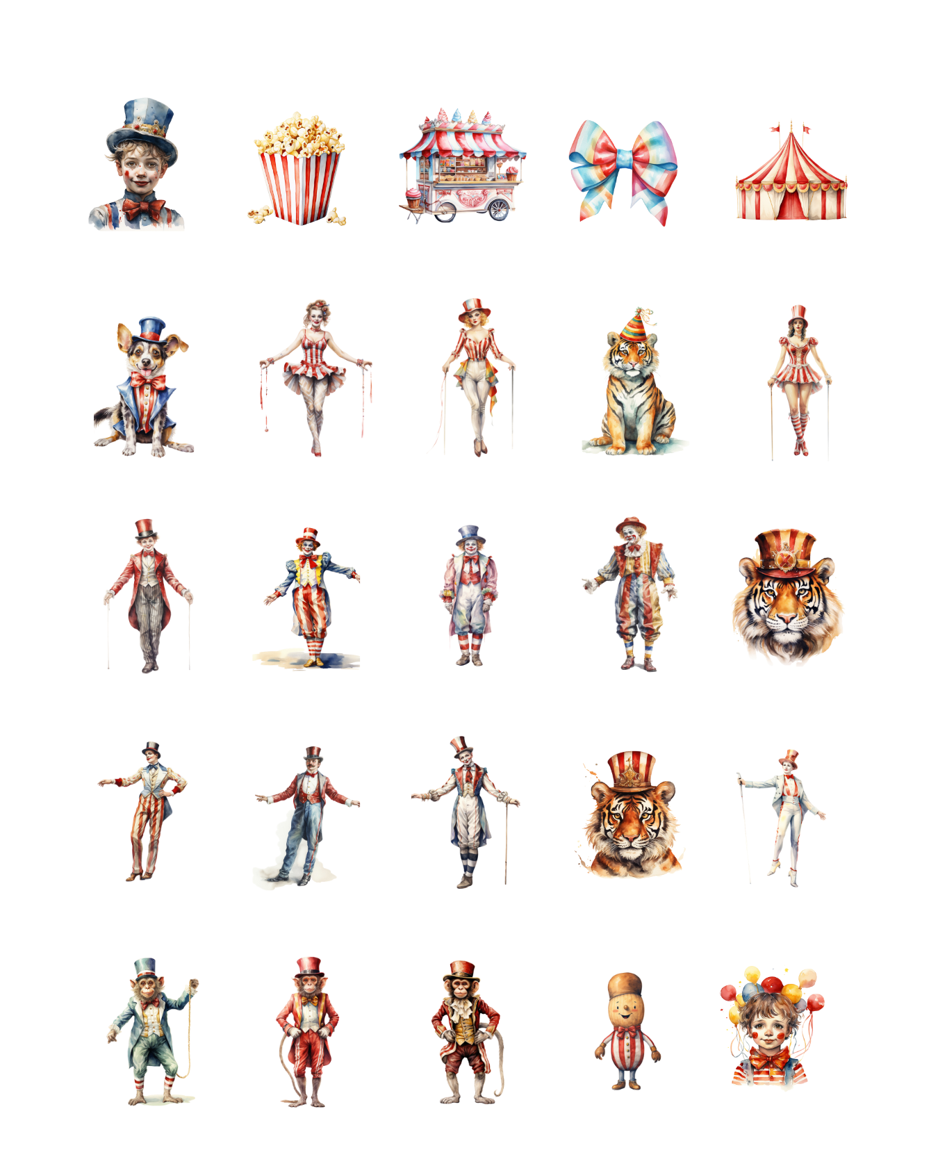 PCC 2350 SCARY CIRCUS Transfer Paper | THE CHARM BAR