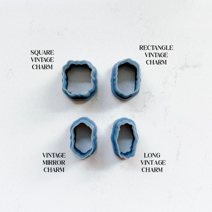 THE CHARM BAR | FRAME DONUT CHARMS | CLAY CUTTERS | NECKLACE BRACELET CHARM POLYMER CLAY CUTTERS