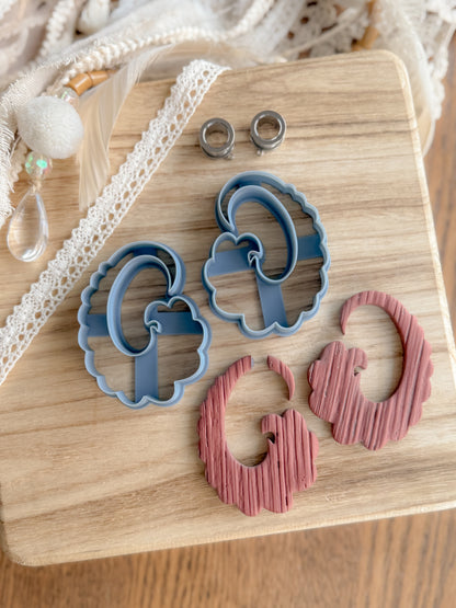 TRIBAL BUBBLE WAVE | GAUGED HANGER | CLAY CUTTER  SET