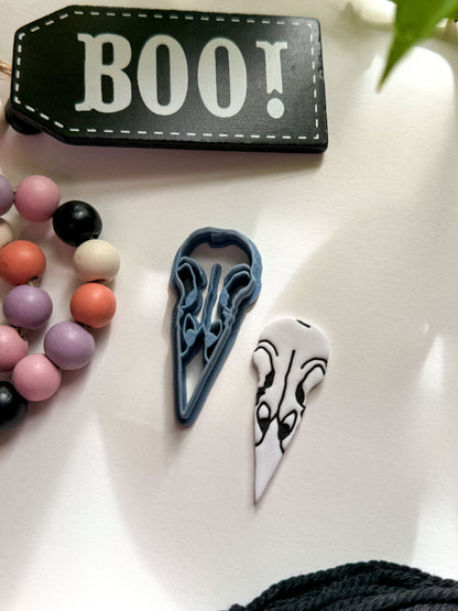 RAVEN SKULL | HALLOWEEN | CLAY CUTTERS