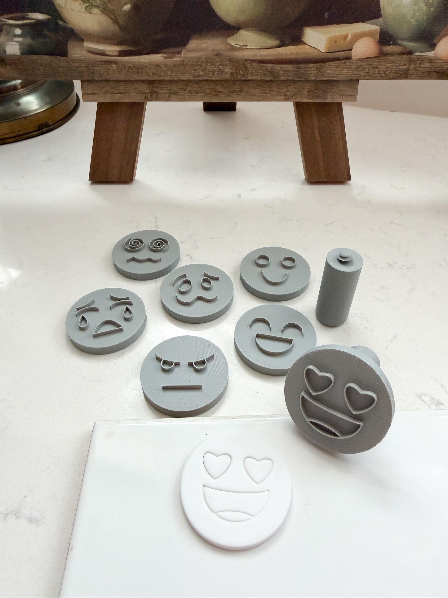 MOOD EMOJI STAMP BUNDLE | POLYMER CLAY CUTTER