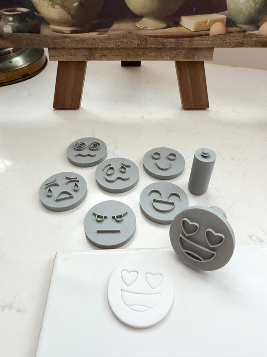 MOOD EMOJI STAMP BUNDLE | POLYMER CLAY CUTTER