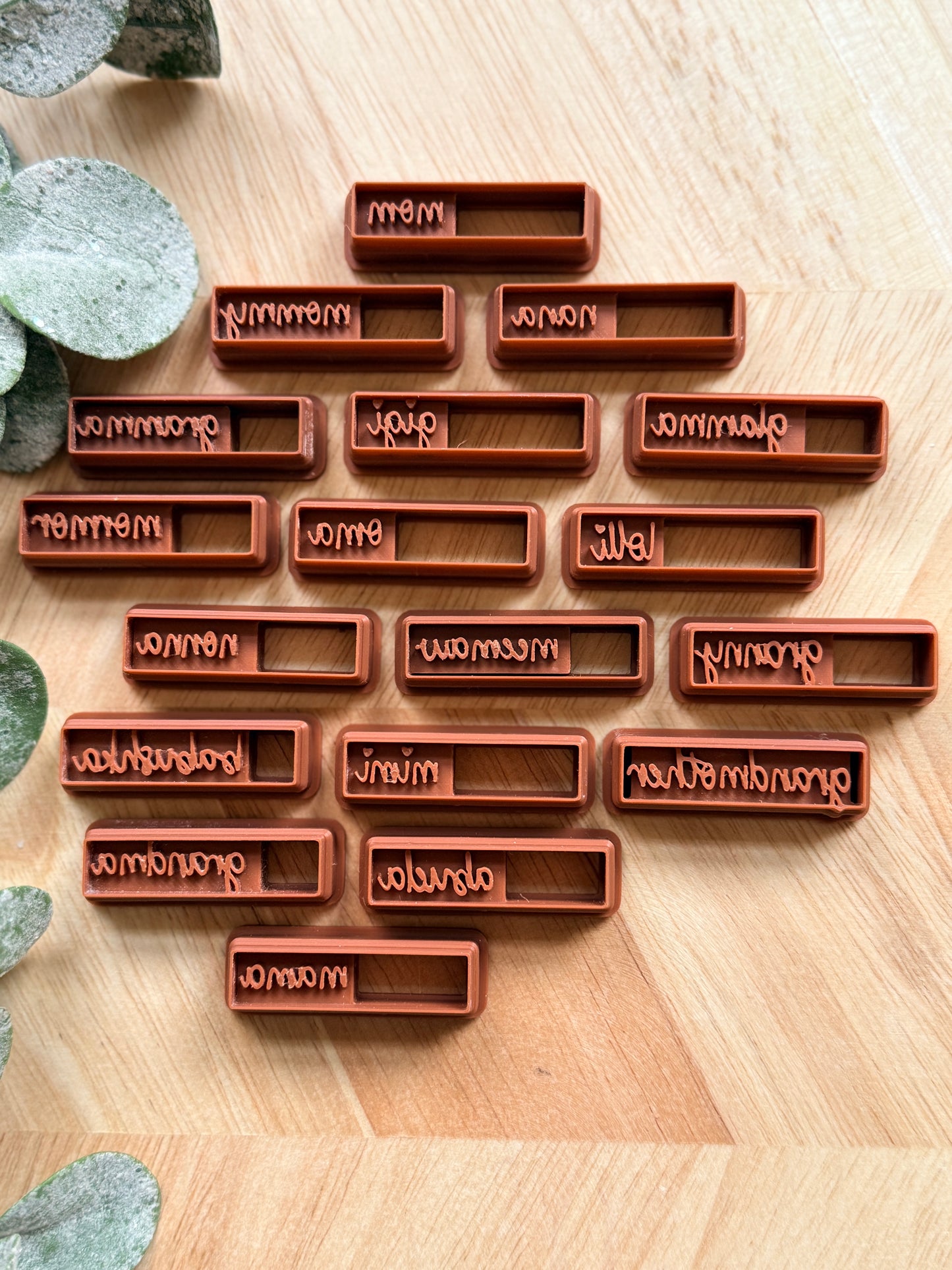 MATERNAL CHARM DANGLES | CLAY CUTTERS | POLYMER CLAY CUTTER