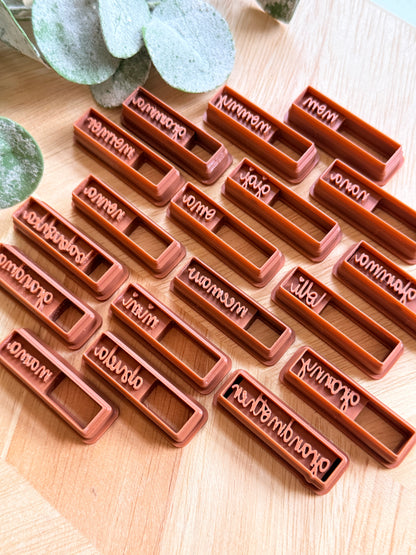 MATERNAL CHARM DANGLES | CLAY CUTTERS | POLYMER CLAY CUTTER