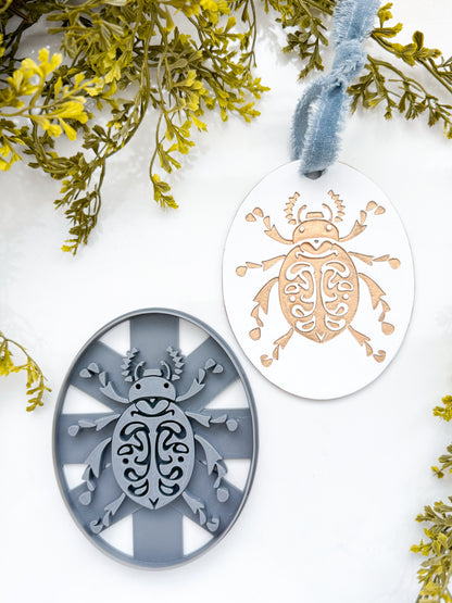 WALL ART | BEETLE | SCANDINAVIAN | LARGE CLAY CUTTER