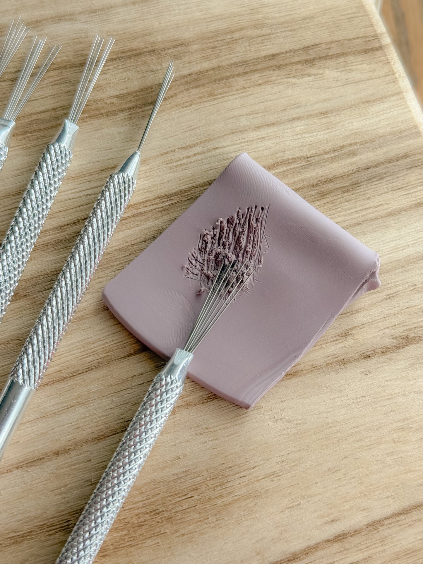 NEEDLE FEATHER WIRE SCRAPING TOOL | CLAY DETAIL TOOL