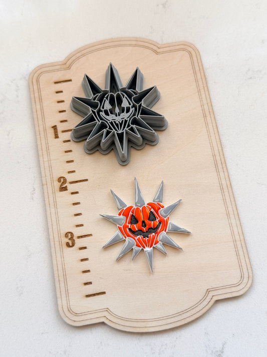 SPIKED JACKOLANTERN PUMPKIN | FALL AUTUMN | HALLOWEEN | POLYMER CLAY CUTTERS