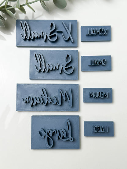 Closet Divider | Hanger Clay Cutters & Stamps