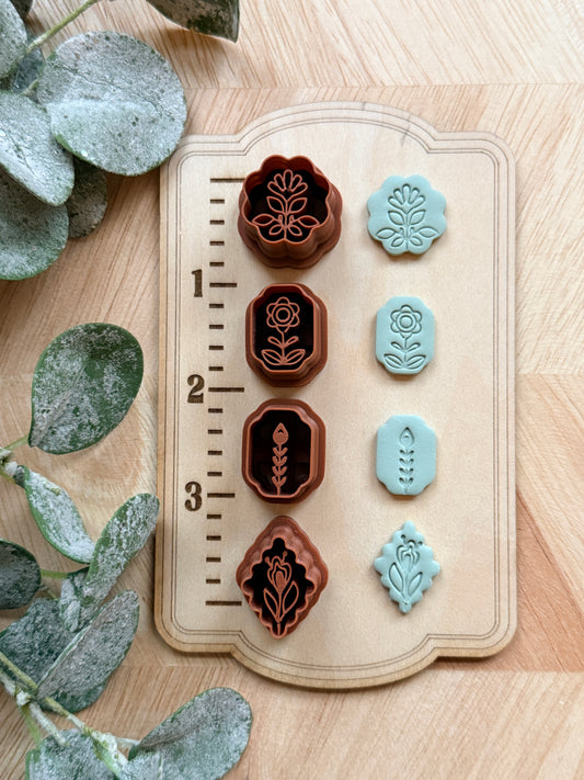 FLORAL CHARM CUTTERS | CLAY CUTTERS | POLYMER CLAY CUTTERS