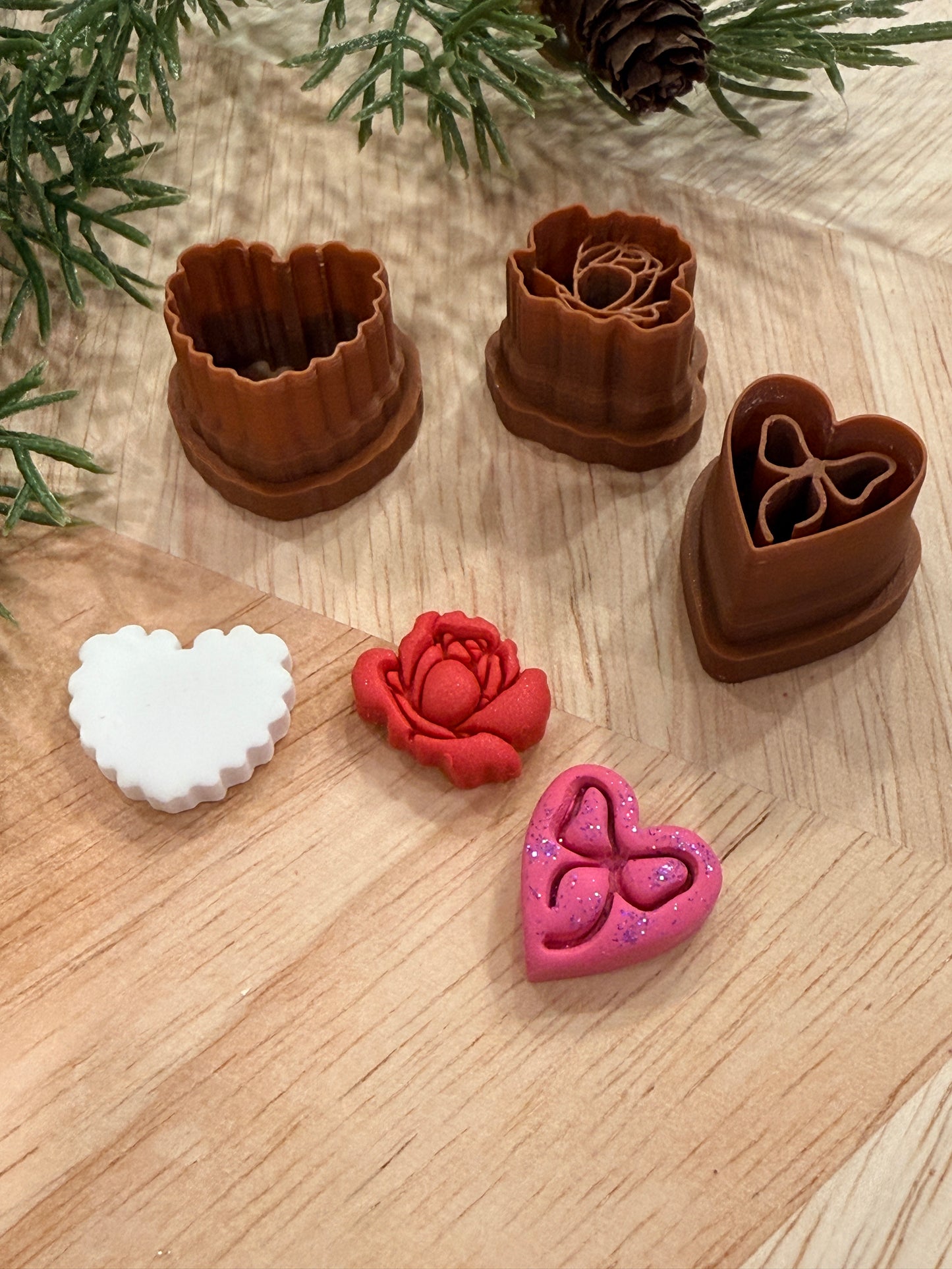 VALENTINE CHARMS | THE CHARM BAR | HOLIDAY | POLYMER CLAY CUTTERS