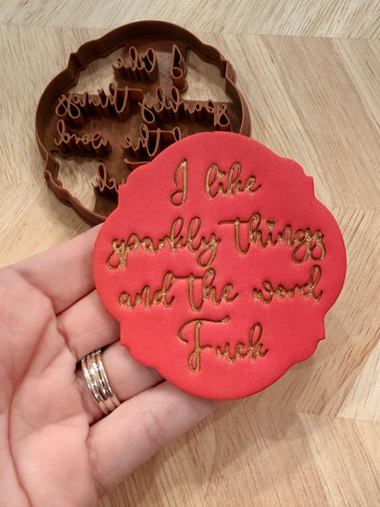 SPARKLY THINGS EXTRA LARGE CLAY CUTTER | VALENTINES HOLIDAY | POLYMER CLAY CUTTER