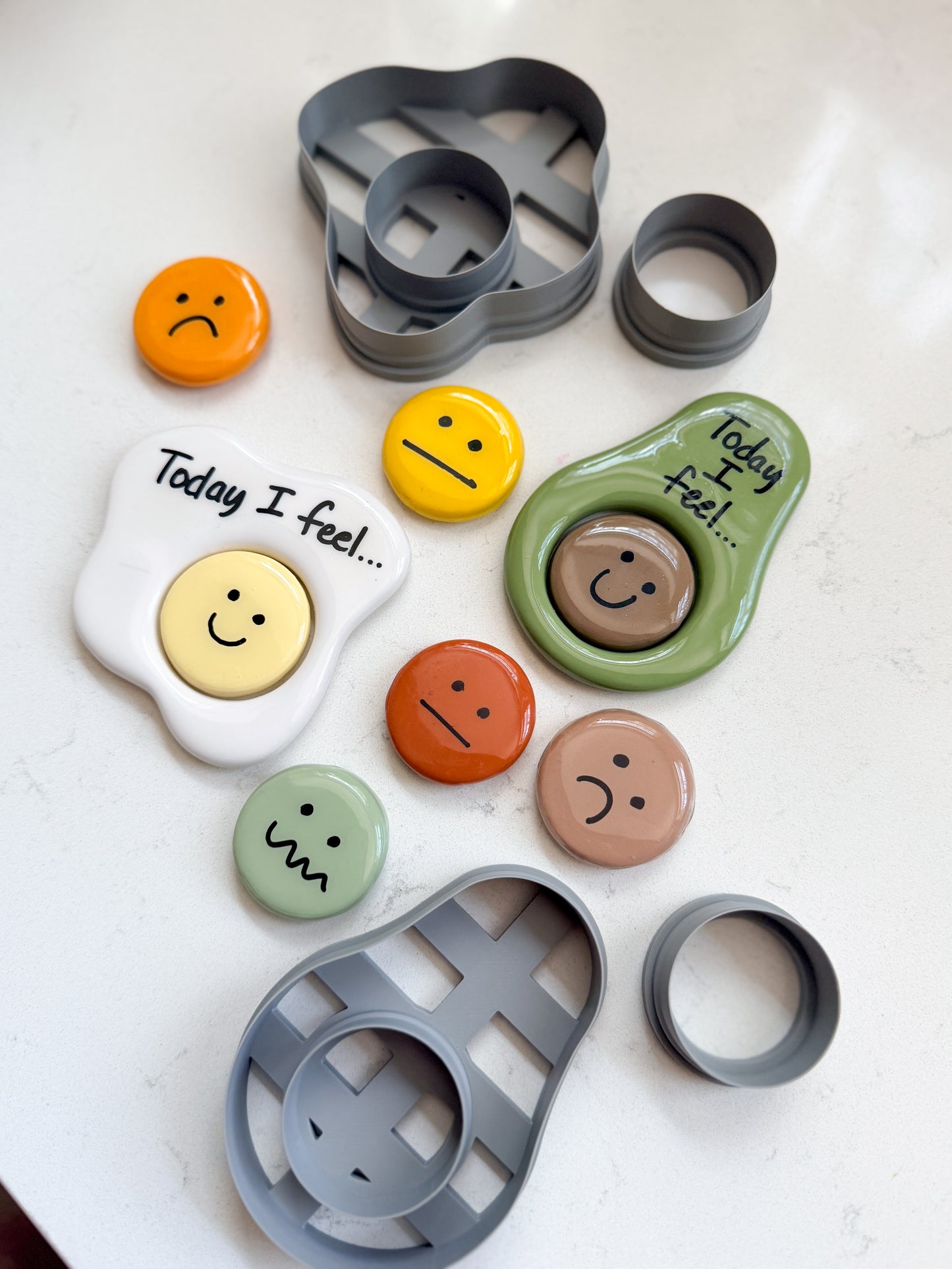 MOOD MAGNET CLAY CUTTER SET | POLYMER CLAY CUTTER
