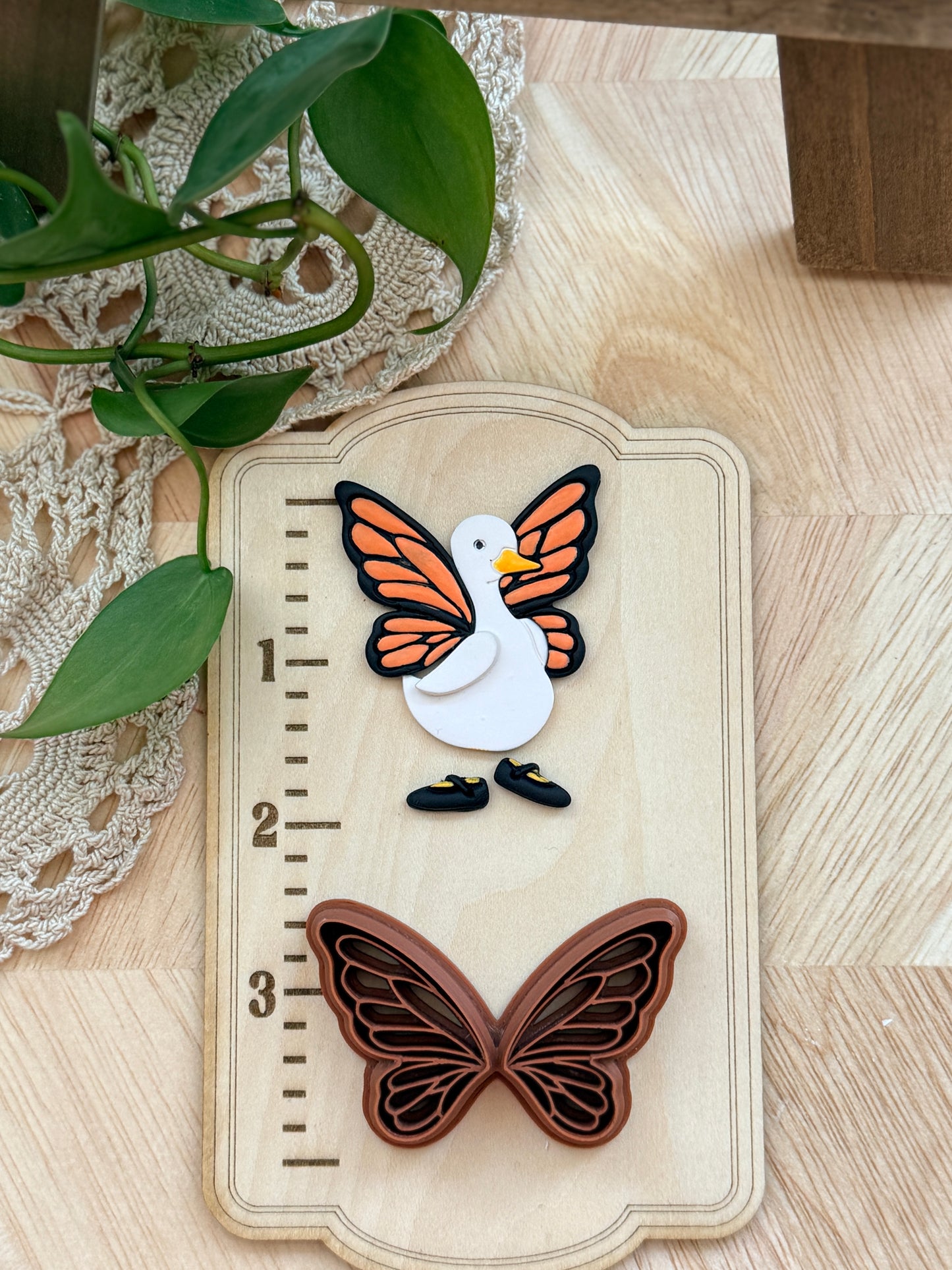 PORCH GOOSE BUTTERFLY OUTFIT | POLYMER CLAY CUTTERS