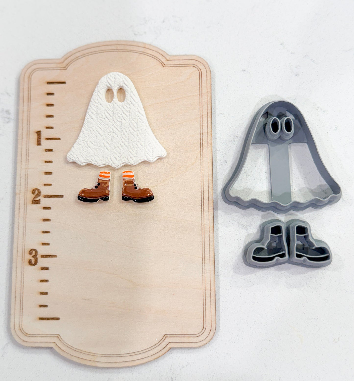 GHOST FEET DANGLES | FALL AUTUMN | POLYMER CLAY CUTTERS