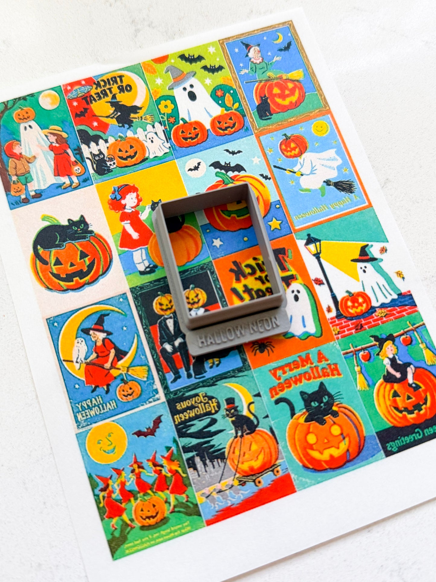 PCC 251 HALLOW NEON TRANSFER PAPER CUTTER BUNDLE | TRANSFER PAPER FOR POLYMER CLAY