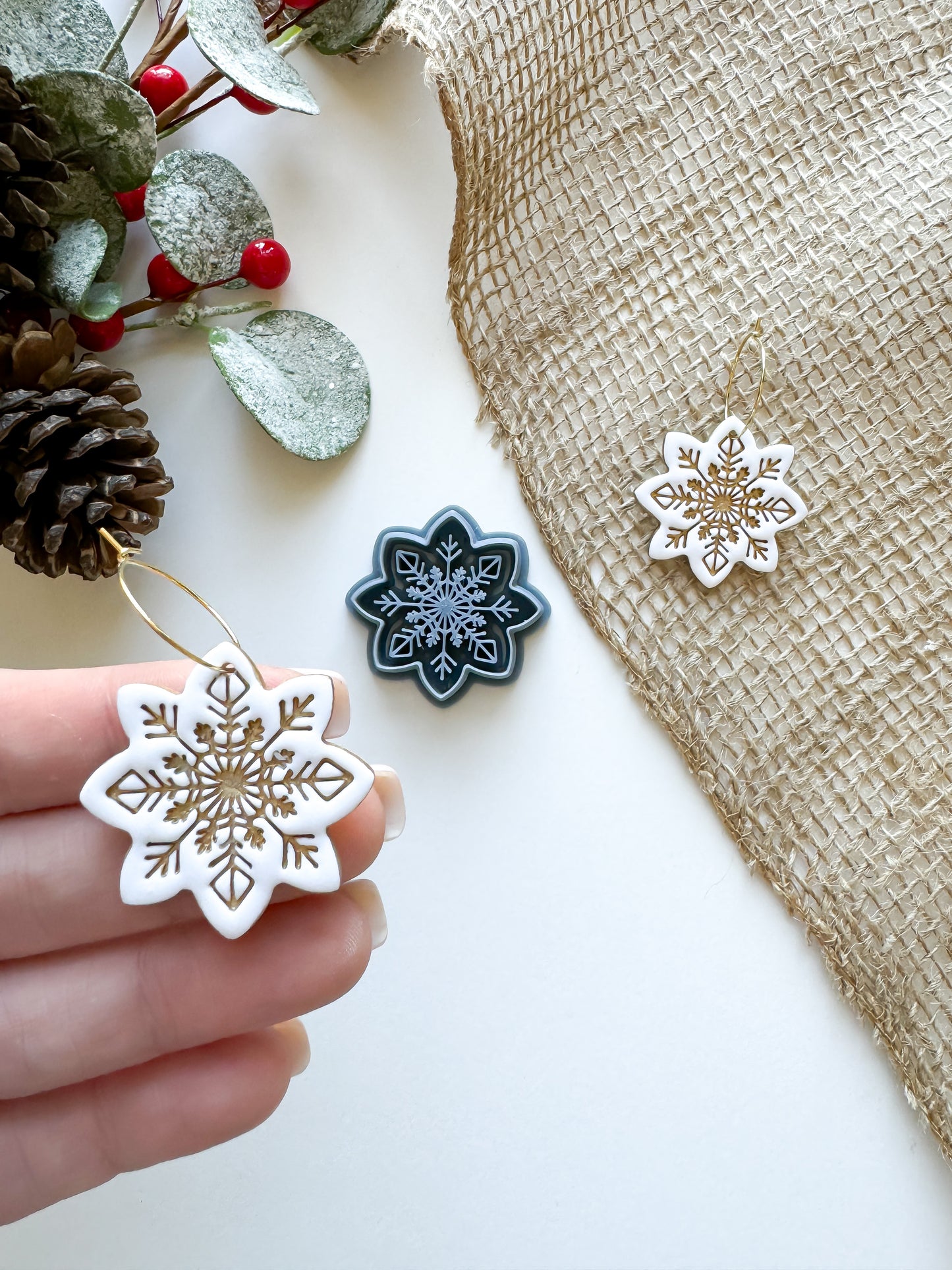 NORDIC SNOWFLAKE | CHRISTMAS 2024 | CLAY CUTTER