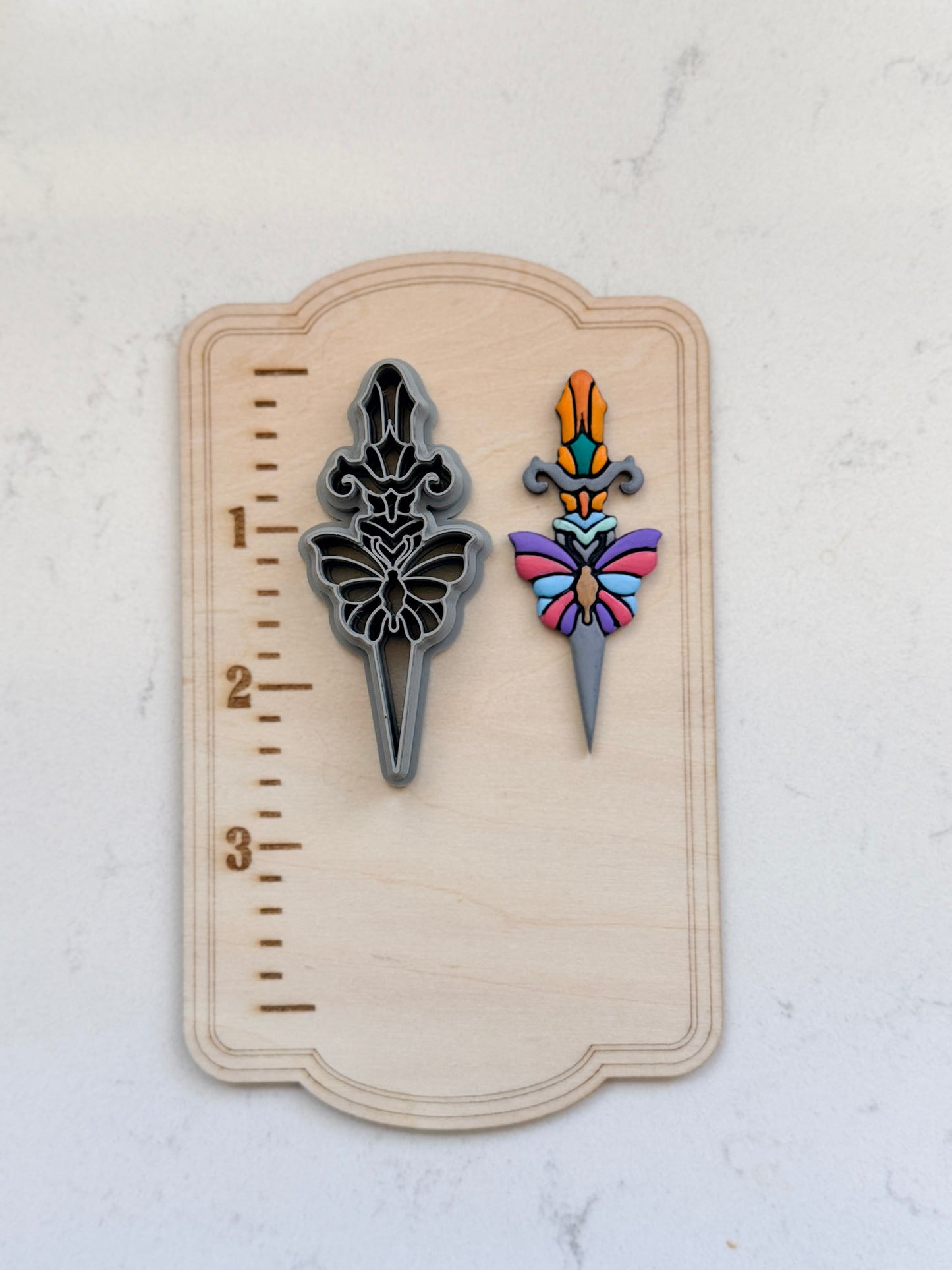 BUTTERFLY DAGGER | FALL AUTUMN | POLYMER CLAY CUTTERS