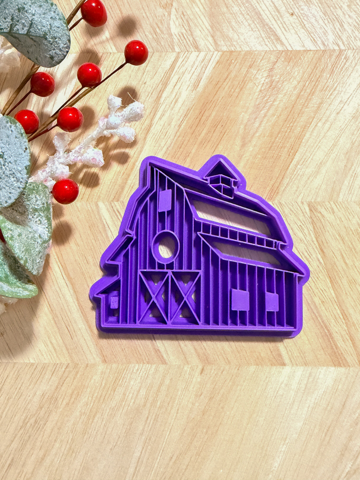 BARN ORNAMENT CLAY CUTTER | CHRISTMAS | POLYMER CLAY CUTTER