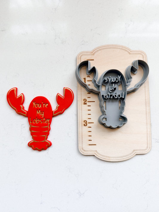 I’M YOUR LOBSTER ORNAMENT CLAY CUTTERS | HOLIDAY | POLYMER CLAY CUTTER