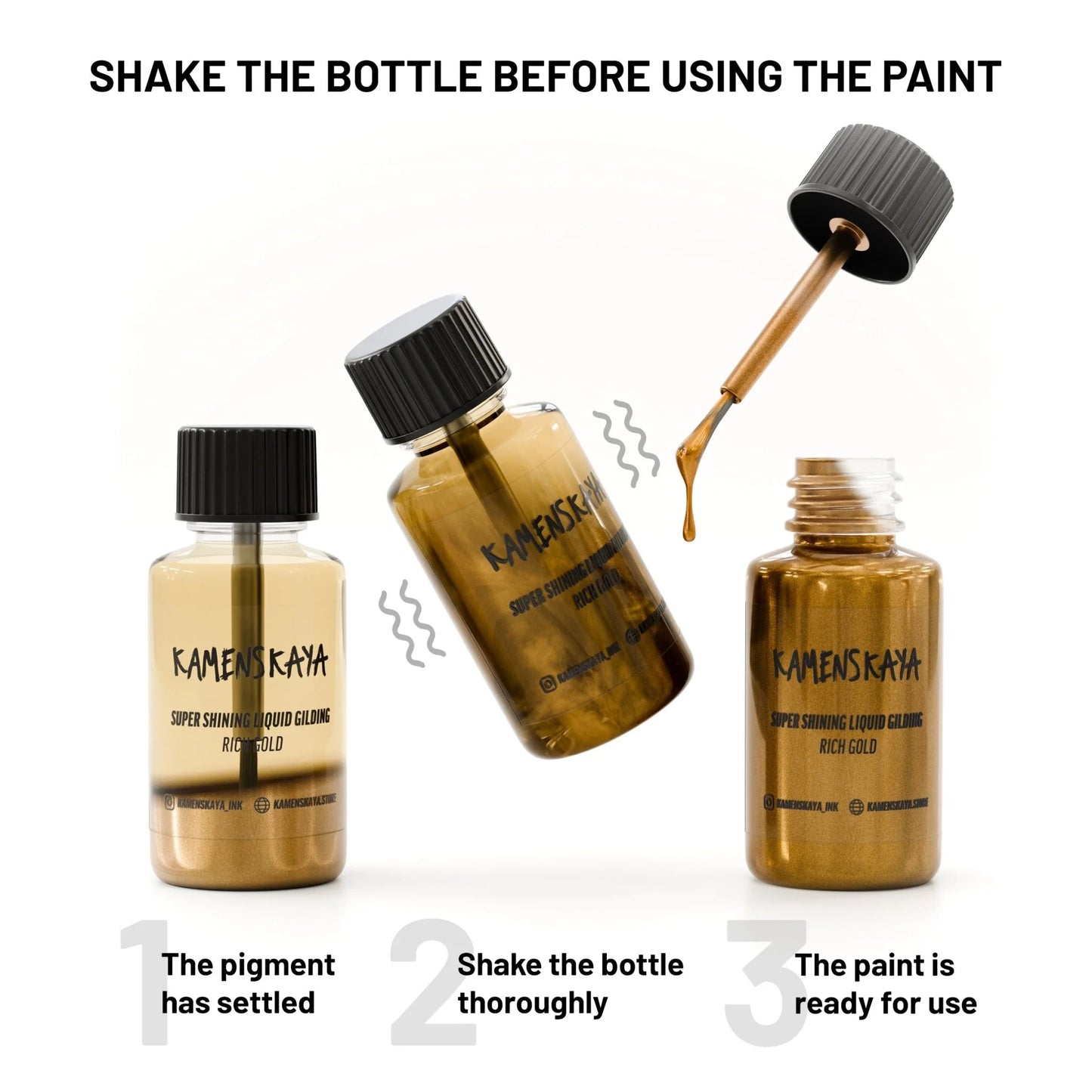 LIQUID GILDING | RICH GOLD | KAMENSKAYA INK