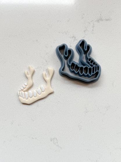 SKELETON BOTTOM JAW | HALLOWEEN 2025 | CLAY CUTTERS