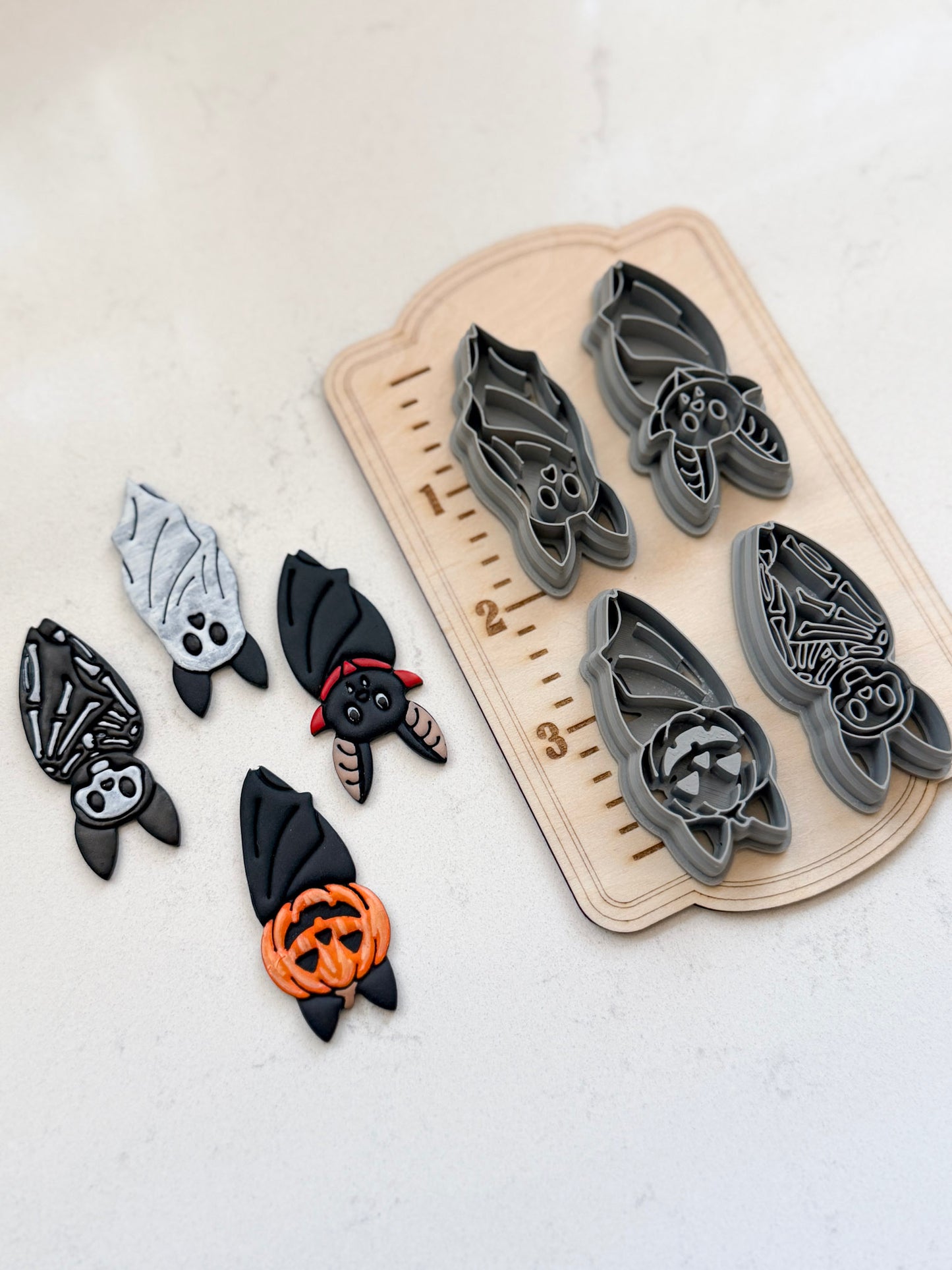 HALLOWEEN HANGING BATS | FALL AUTUMN | POLYMER CLAY CUTTERS