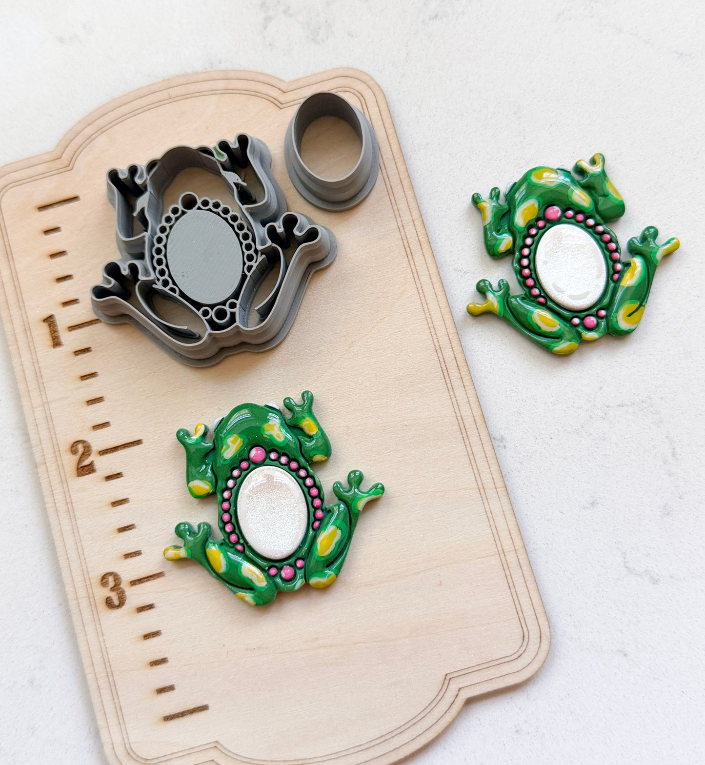 FROG GEM | FALL AUTUMN | POLYMER CLAY CUTTERS