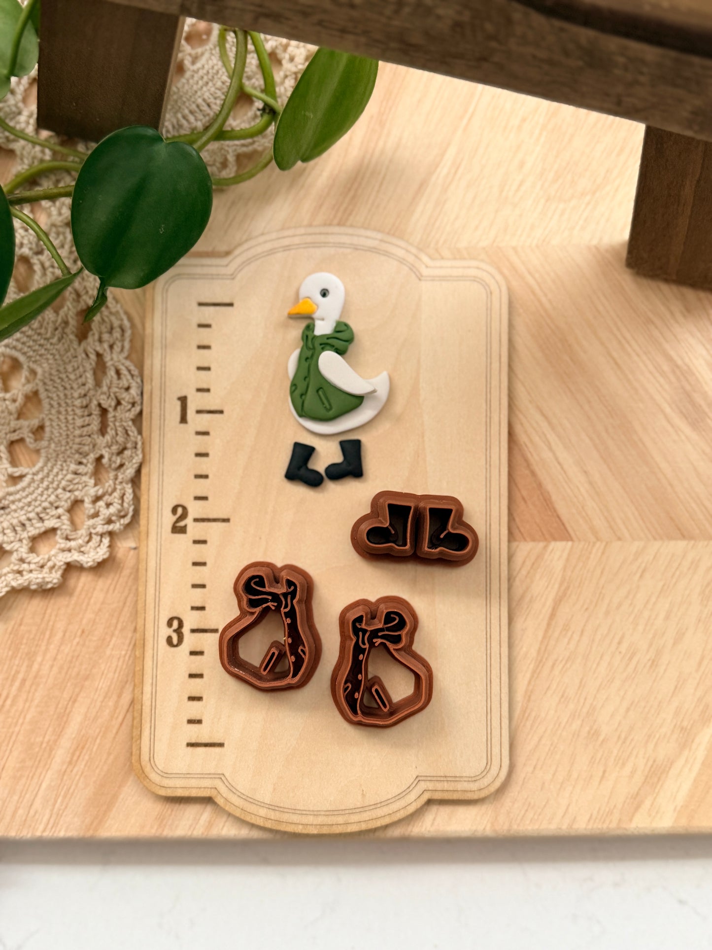 PORCH GOOSE HOODIE VEST OUTFIT | POLYMER CLAY CUTTERS