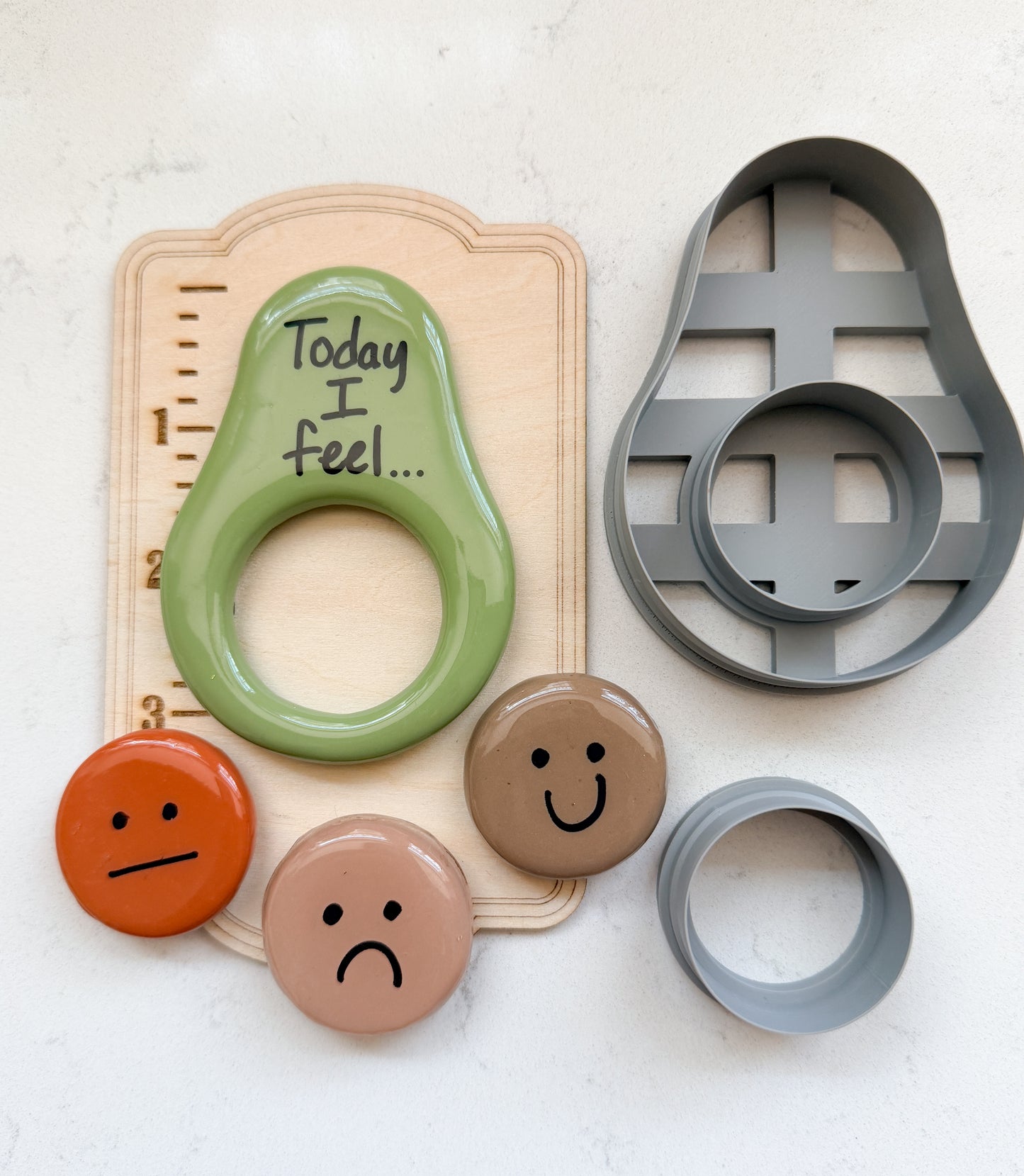MOOD MAGNET CLAY CUTTER SET | POLYMER CLAY CUTTER