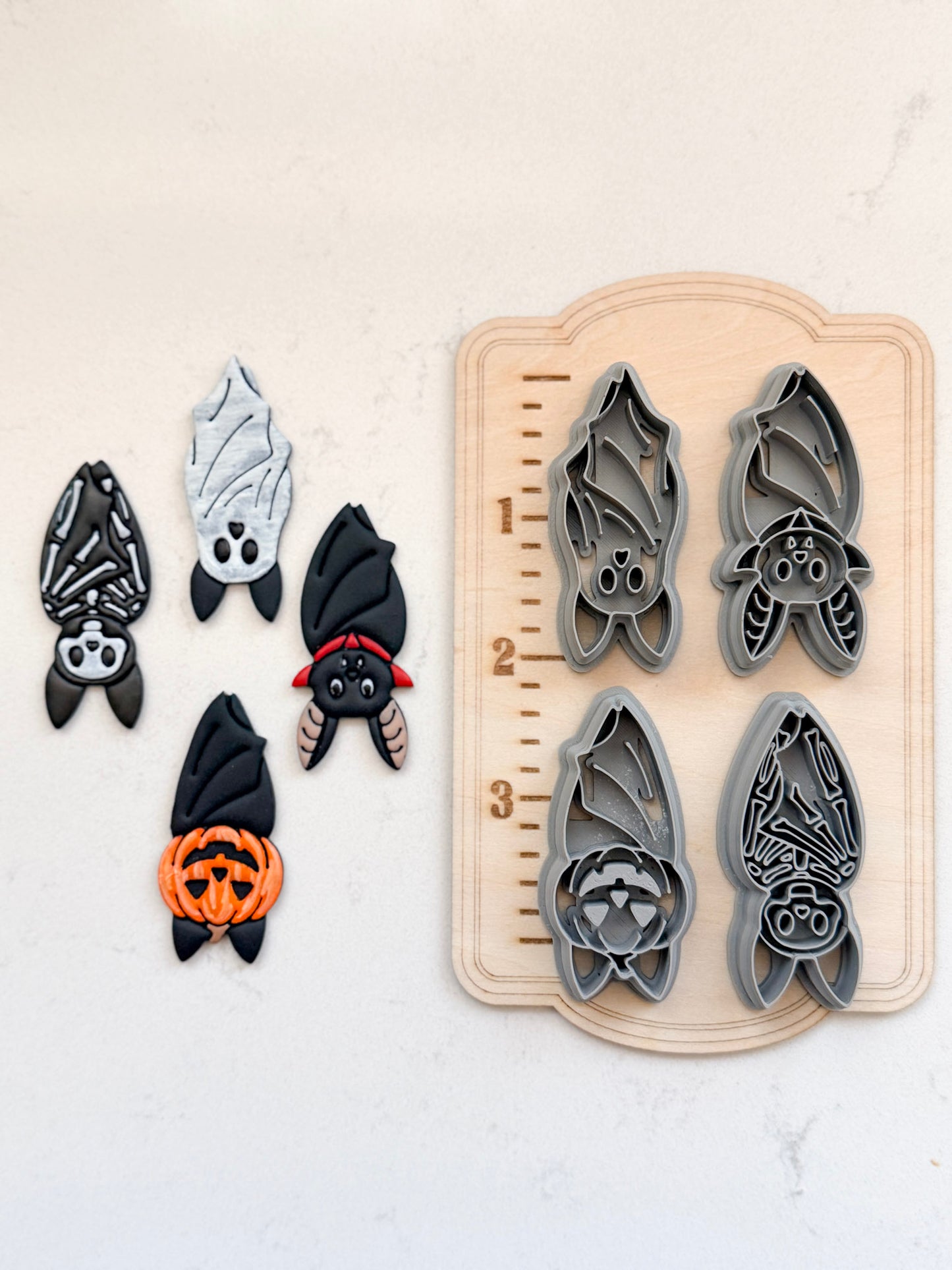 HALLOWEEN HANGING BATS | FALL AUTUMN | POLYMER CLAY CUTTERS