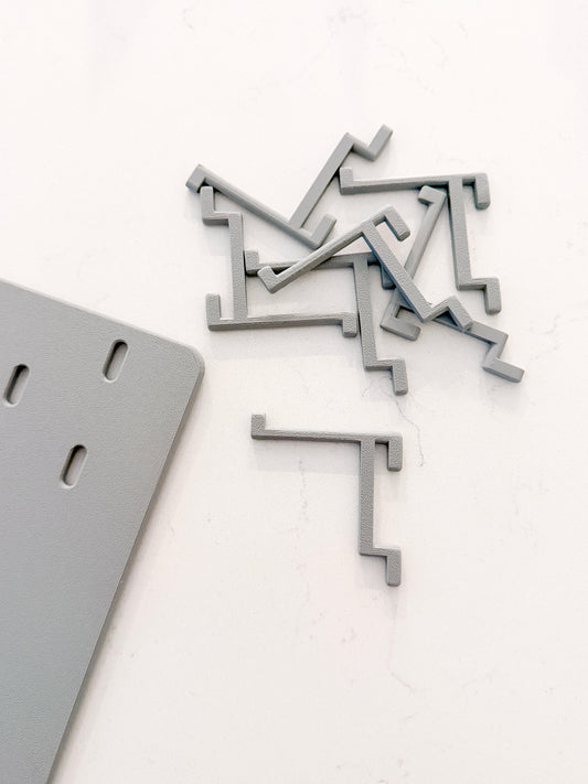 MODSHELF | PEG BOARD | COMPONENTS | CUSTOM MODULAR CHARM BAR DISPLAY
