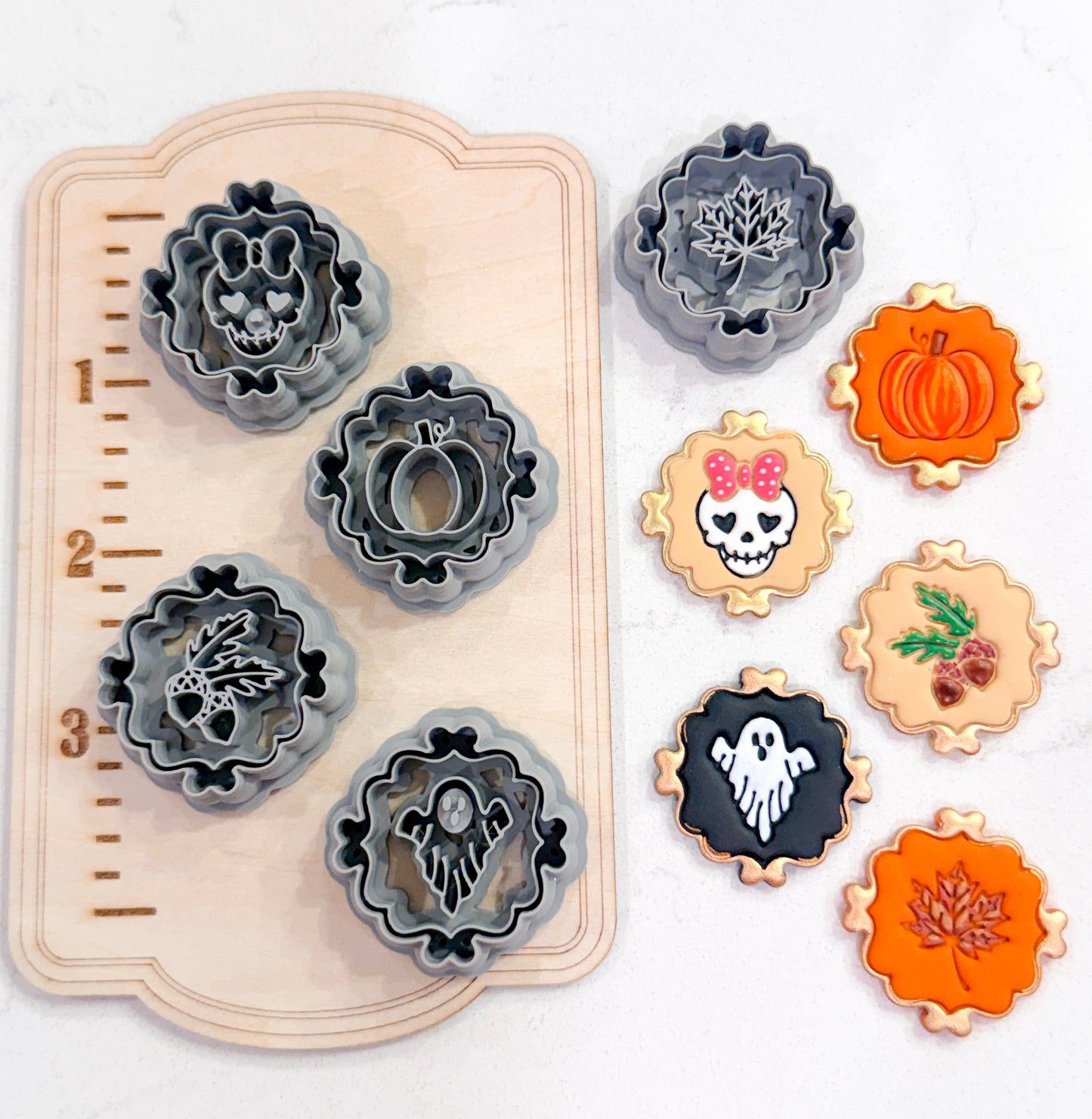 AUTUMN FRAMED PICTURES | FALL AUTUMN | POLYMER CLAY CUTTERS