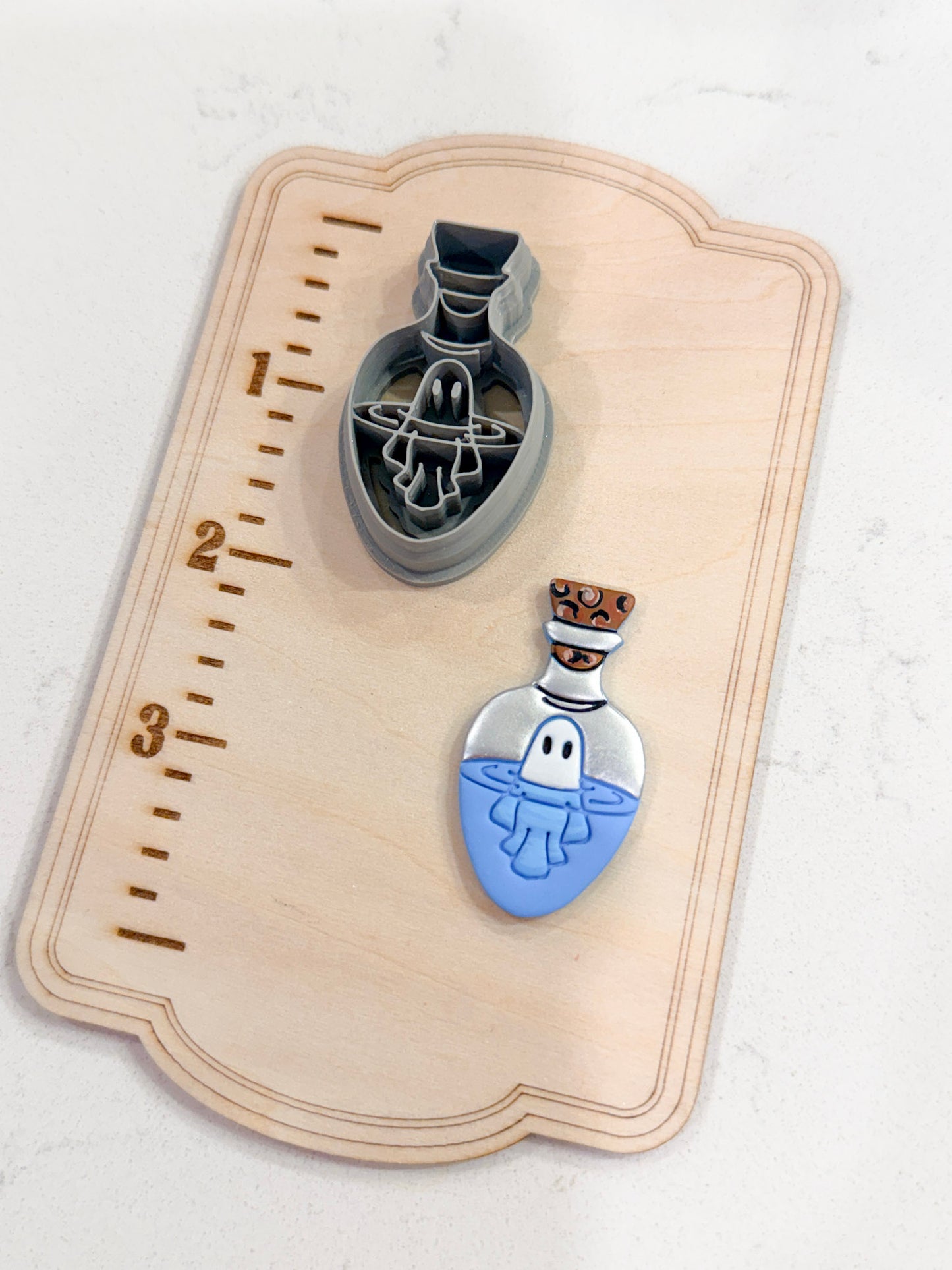 GHOST IN A BOTTLE | FALL AUTUMN | POLYMER CLAY CUTTERS
