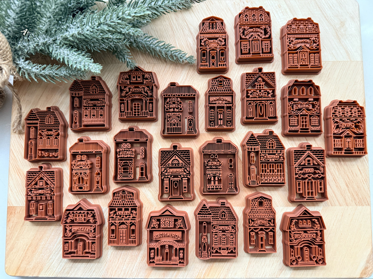 LENOX 1989 SPICE VILLAGE | VINTAGE KITCHEN NOSTALGIA | POLYMER CLAY CUTTERS