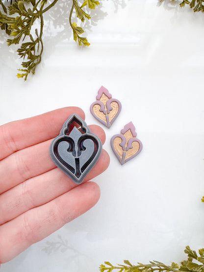 FILAGREE HEART LOCKET | ENCHANTED | CLAY CUTTERS