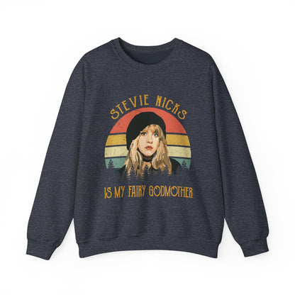 Stevie Nicks | Fairy Godmother | Gildan 18000 Unisex Heavy Blend™ Crewneck Sweatshirt