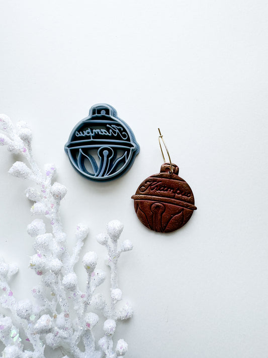 KRAMPUS BELL EARRING | DARK CHRISTMAS | CLAY CUTTER