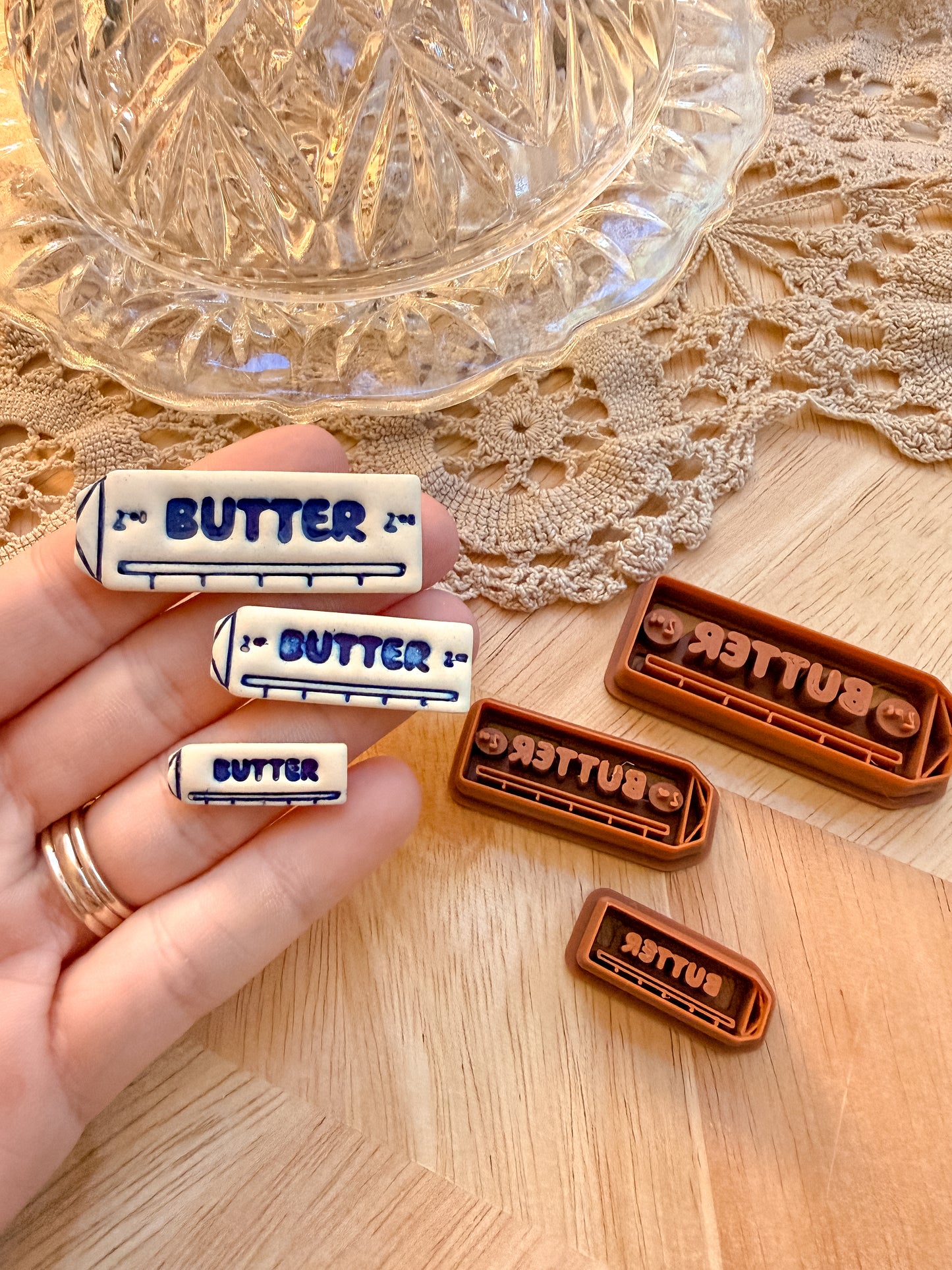 BUTTER STICKS | VINTAGE KITCHEN | POLYMER CLAY CUTTERS