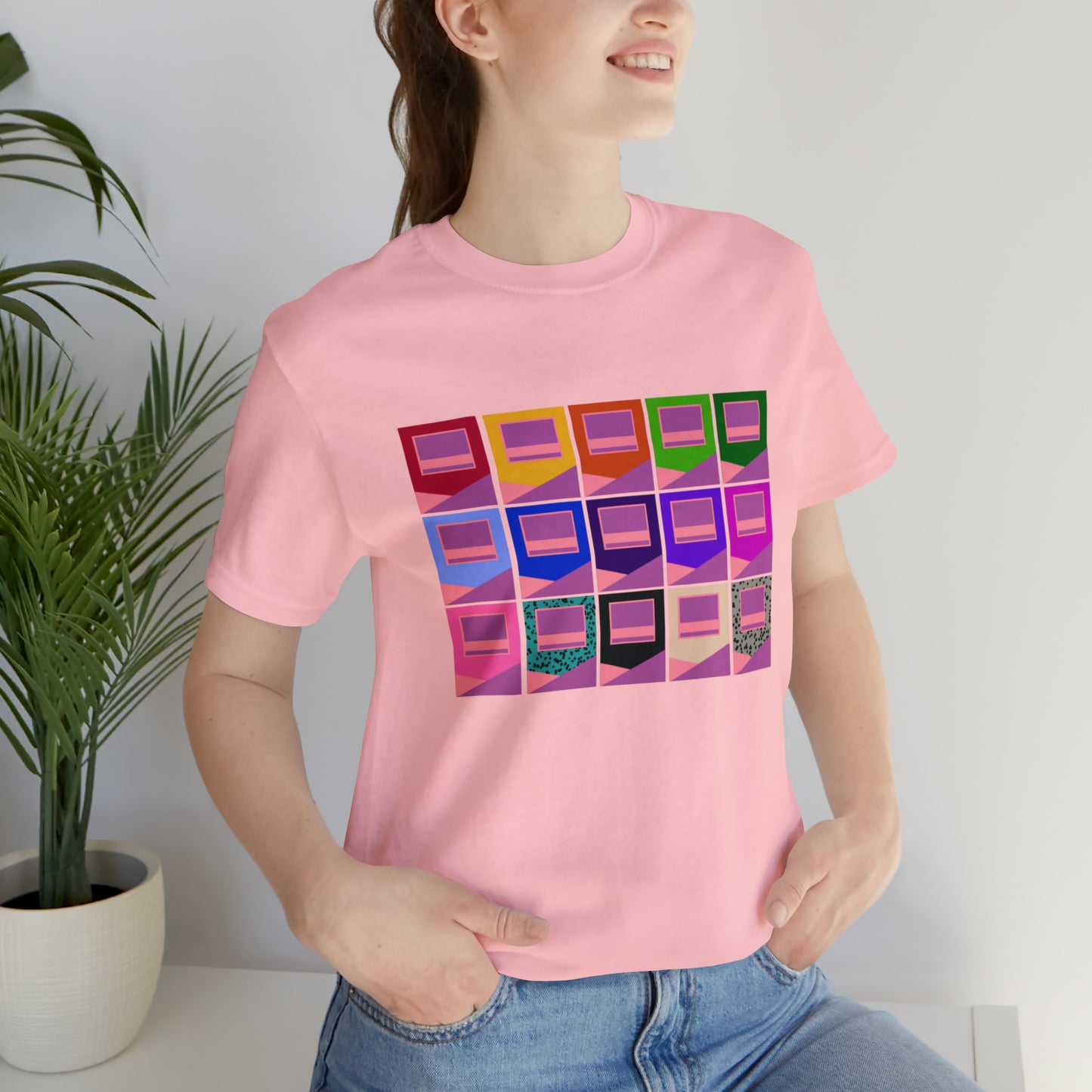 15 BLOCKS | POLYMER CLAY TEE SHIRT | CLAY TEE | UNIXES SHORT SLEEVE T-SHIRT