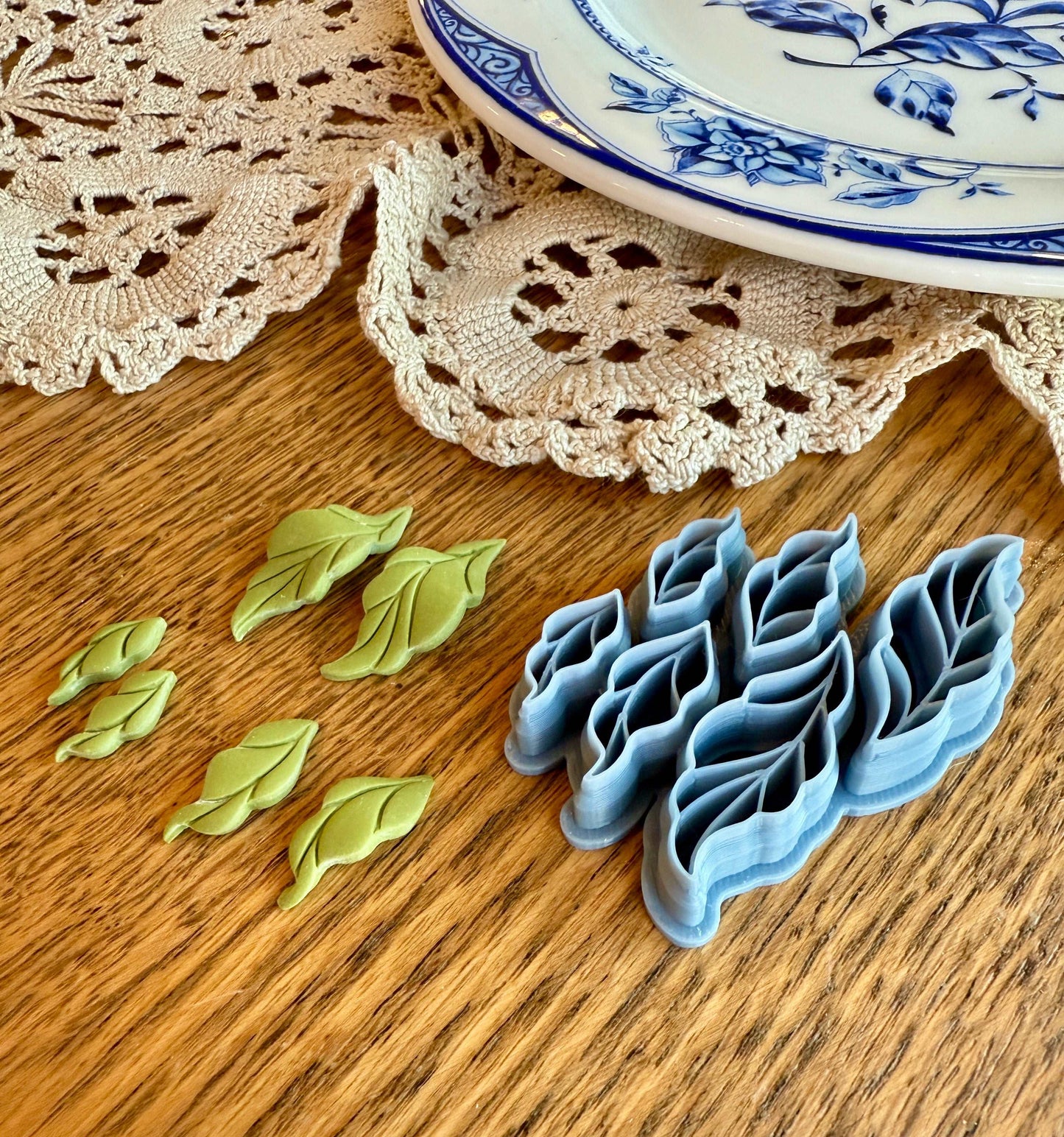 LEAVES CLUSTER PACK | SPRING FLORAL | CLAY CUTTERS