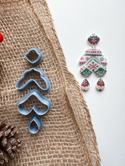 HOLIDAY CHANDELIER DANGLE | CHRISTMAS | CLAY CUTTER SET