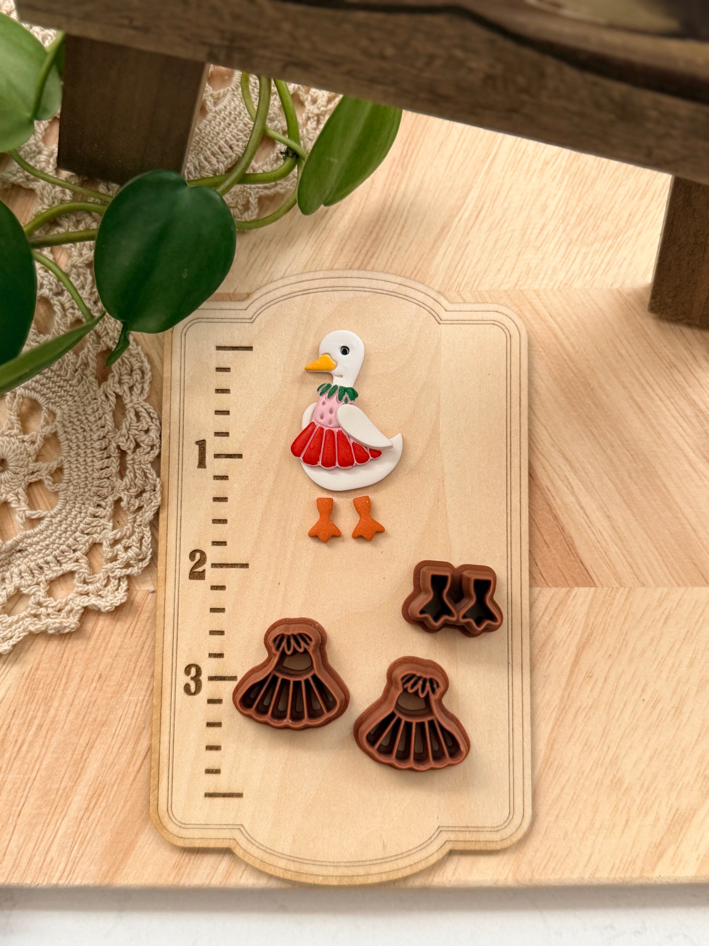 PORCH GOOSE BERRY DRESS OUTFIT | POLYMER CLAY CUTTERS