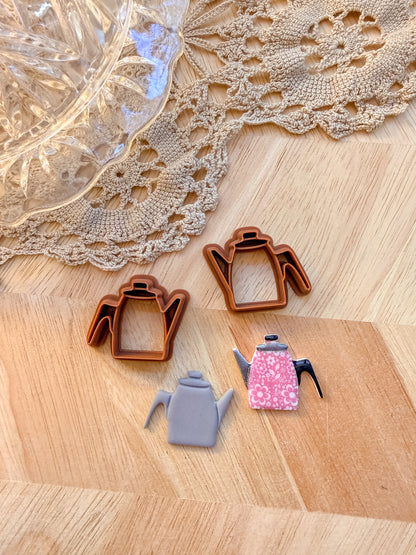 METAL TEAPOT | VINTAGE KITCHEN | POLYMER CLAY CUTTERS