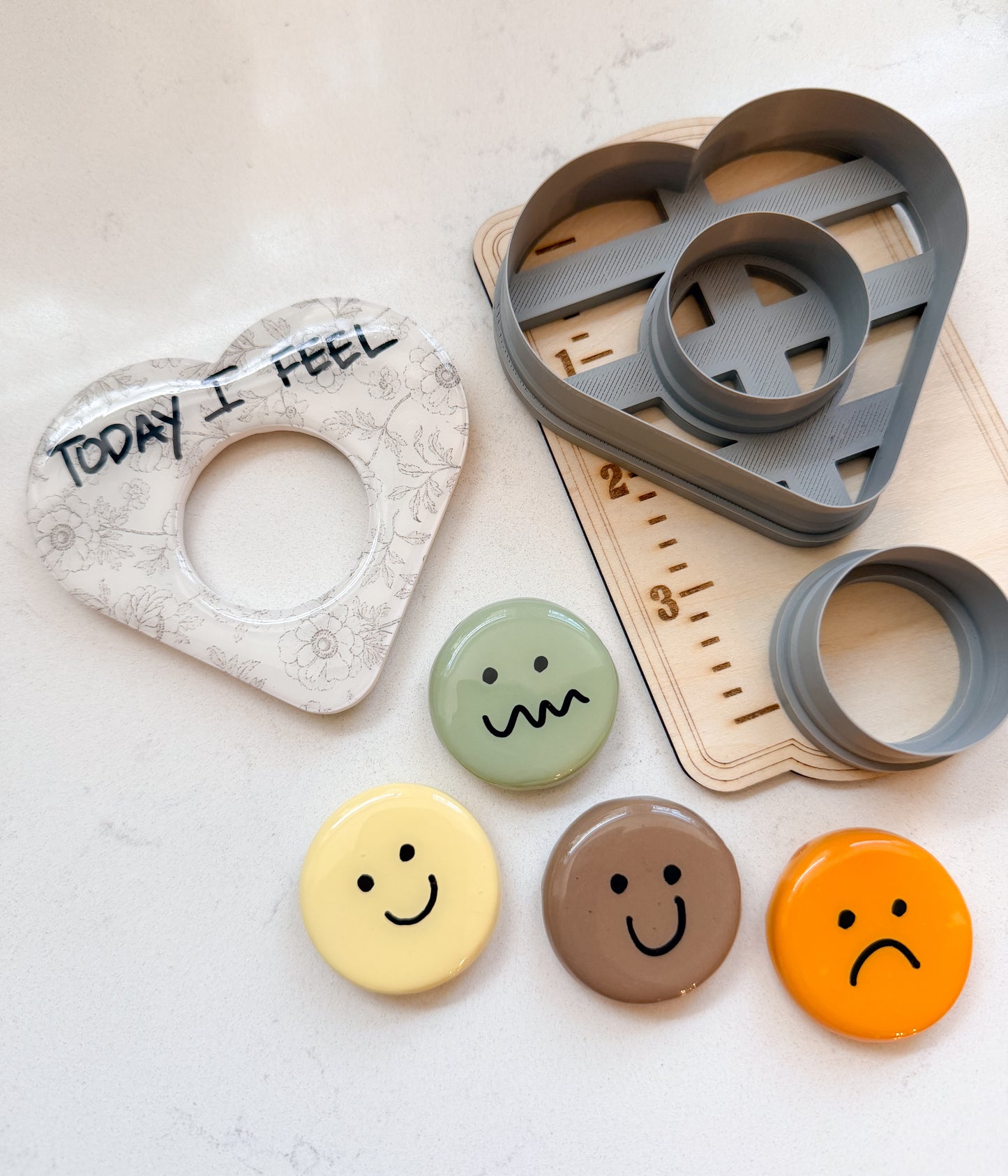 MOOD MAGNET CLAY CUTTER SETS | POLYMER CLAY CUTTER