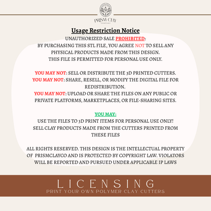 NYE 2026 STL Files | Digital Instant Download | 3D Printing STL File | Polymer Clay Tool | Polymer Clay Cutter STL File