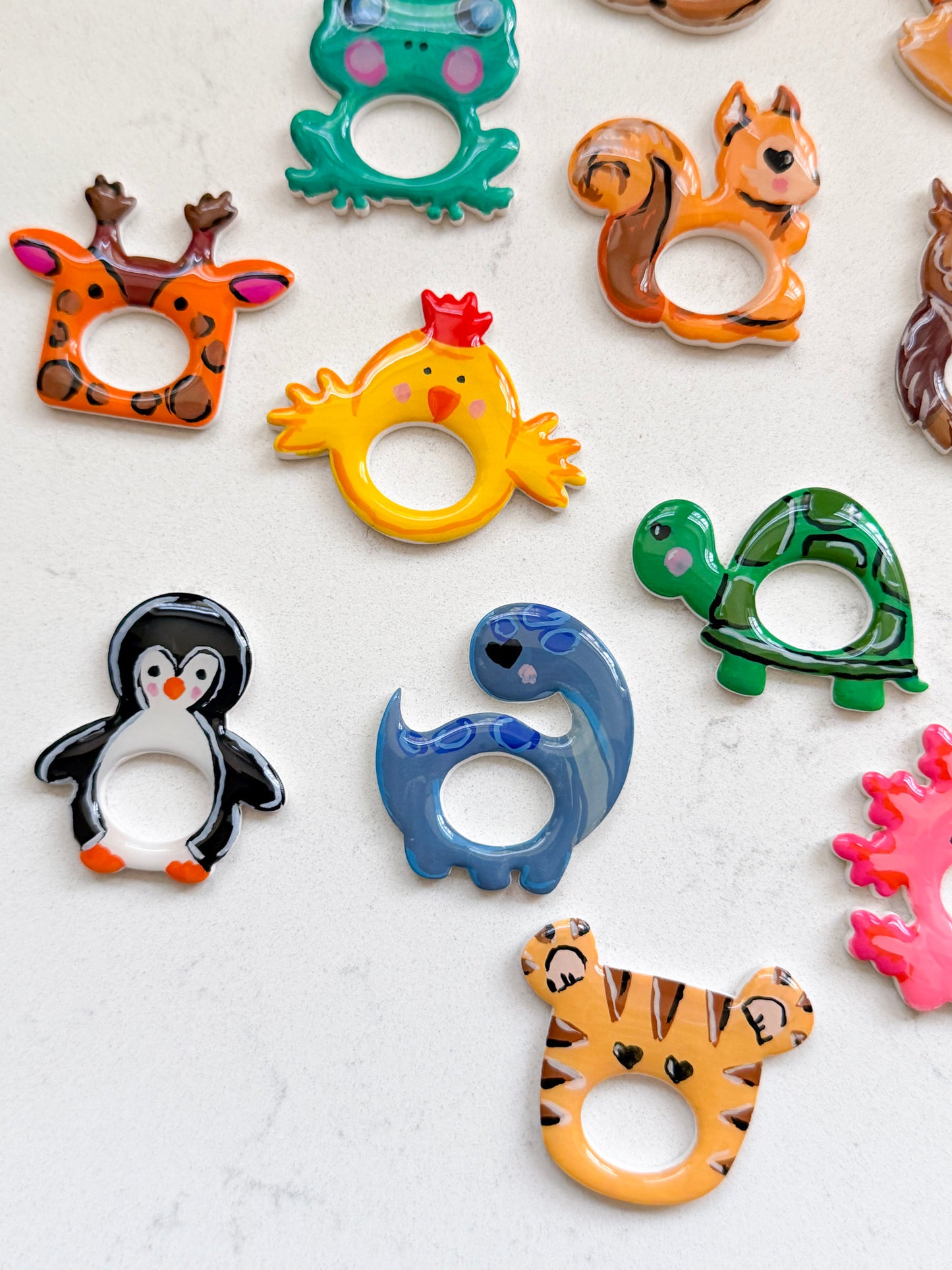 ANIMAL EYEGLASSES BROOCH PIN | POLYMER CLAY CUTTER