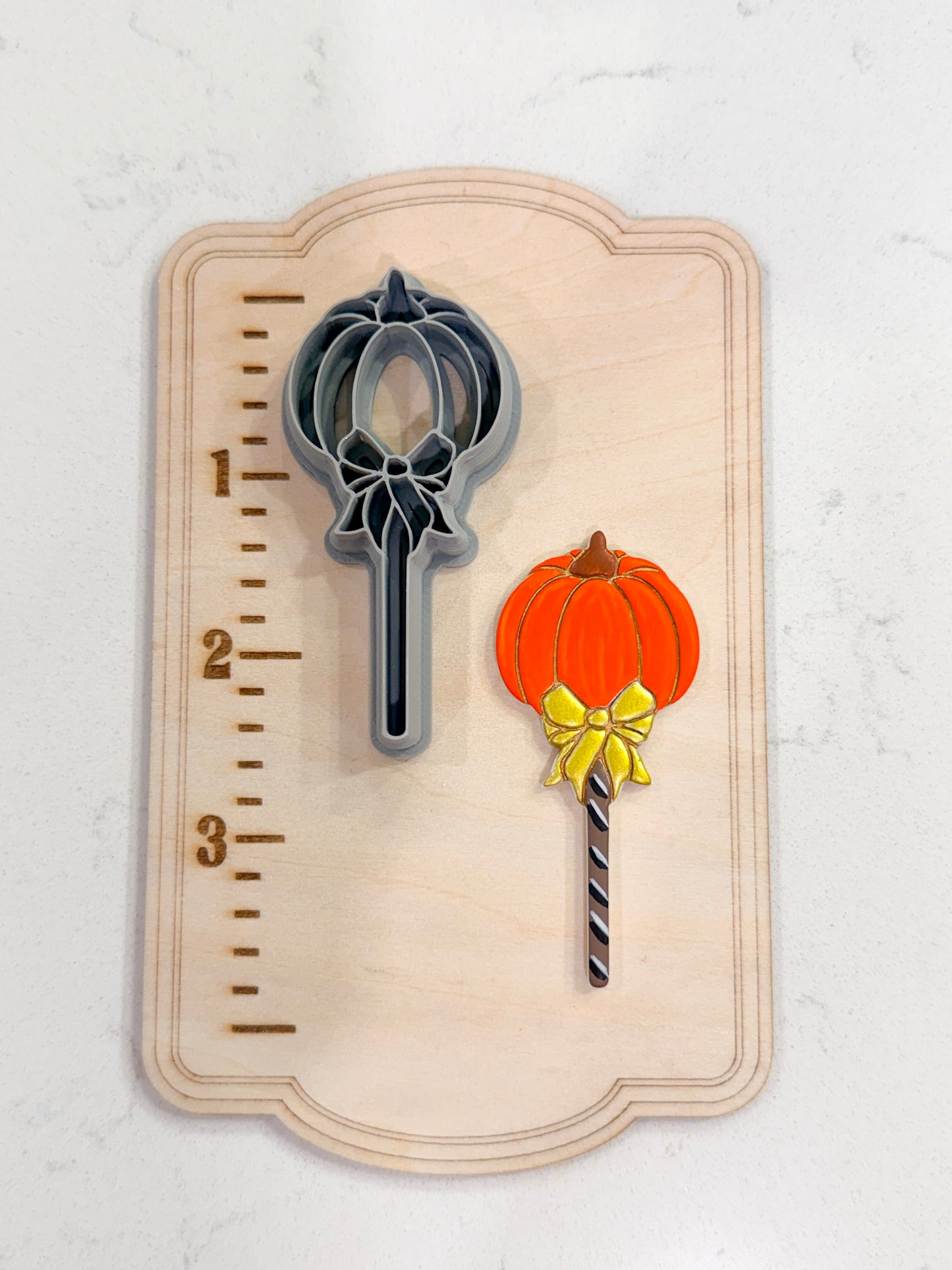 PUMPKIN LOLLIPOP | FALL AUTUMN | POLYMER CLAY CUTTERS