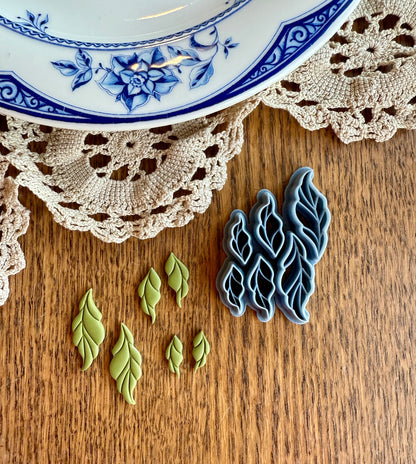 LEAVES CLUSTER PACK | SPRING FLORAL | CLAY CUTTERS