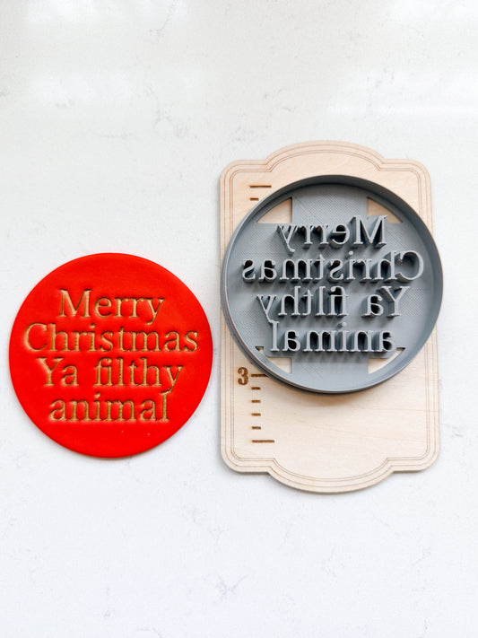 FILTY ANIMAL ORNAMENT CLAY CUTTERS | CHRISTMAS HOLIDAY | POLYMER CLAY CUTTER